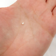 White Sterling Silver Crimp Bead